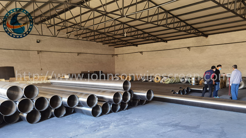 Düşük karbonlu galvanizli Johnson Tel Ekranı Su Kuyuları Kum Kontrolü için
