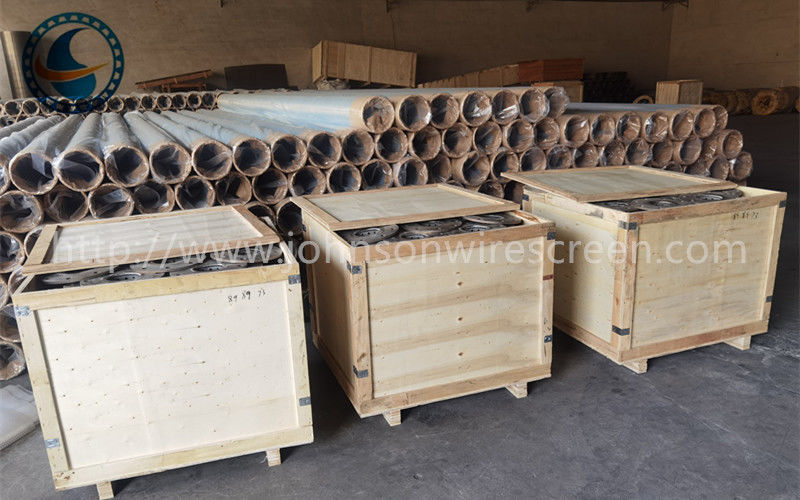 Döner ince ızgara filtreleri için tıkanmaz SS304 Wedge Wire Screen Filter