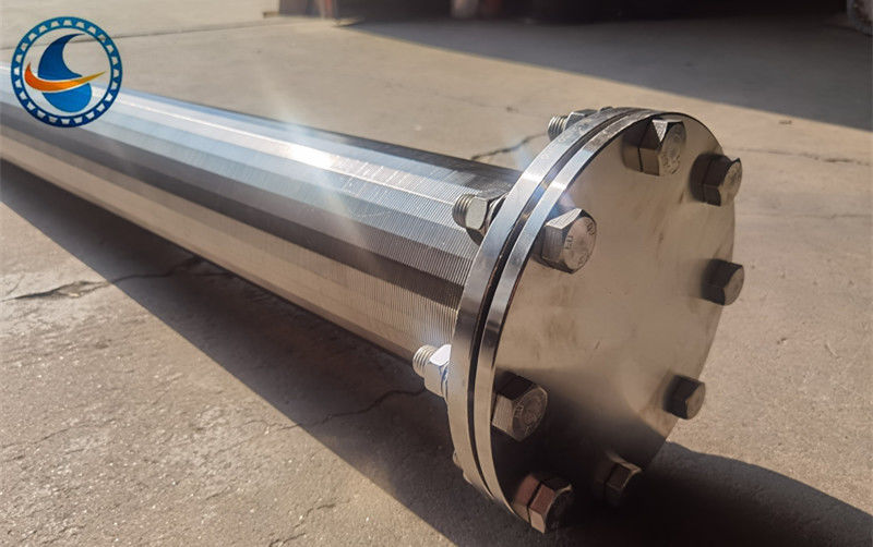 SS304 Slot 25μm Johnson Wedge Wire Screen Filter % 80'e kadar açık alan