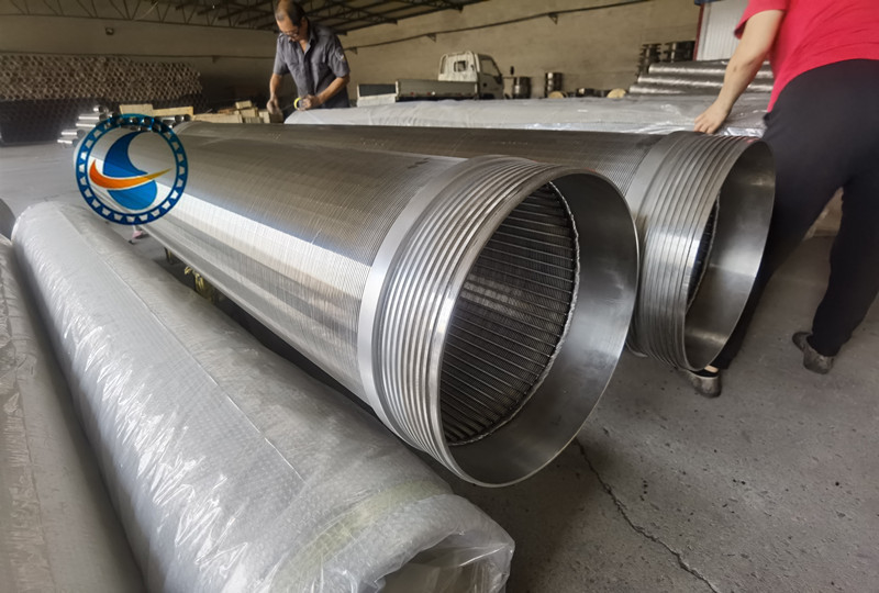 Galvanizing ve SS 304 Johnson Wedge Tel Su Kuyu Filtre Çubuğu
