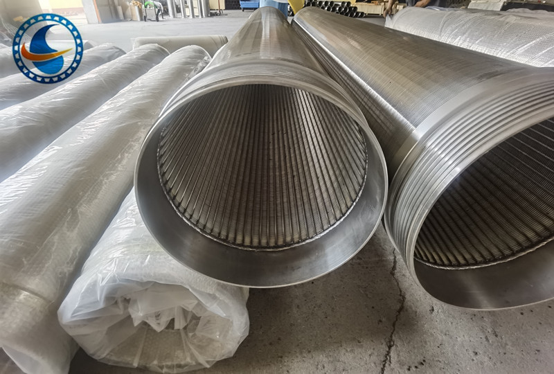 Galvanizing ve SS 304 Johnson Wedge Tel Su Kuyu Filtre Çubuğu