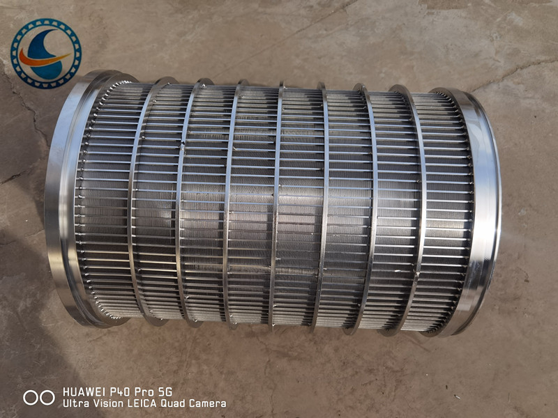 Ss 304 Koutunen Slot Wedge Screen Filter Atık su arıtma