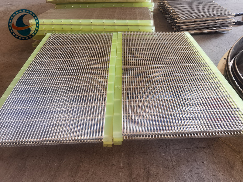 Paslanmaz Çelik 304 Slot 1.7mm Wedge Wire Screen Panel For Food Filtration