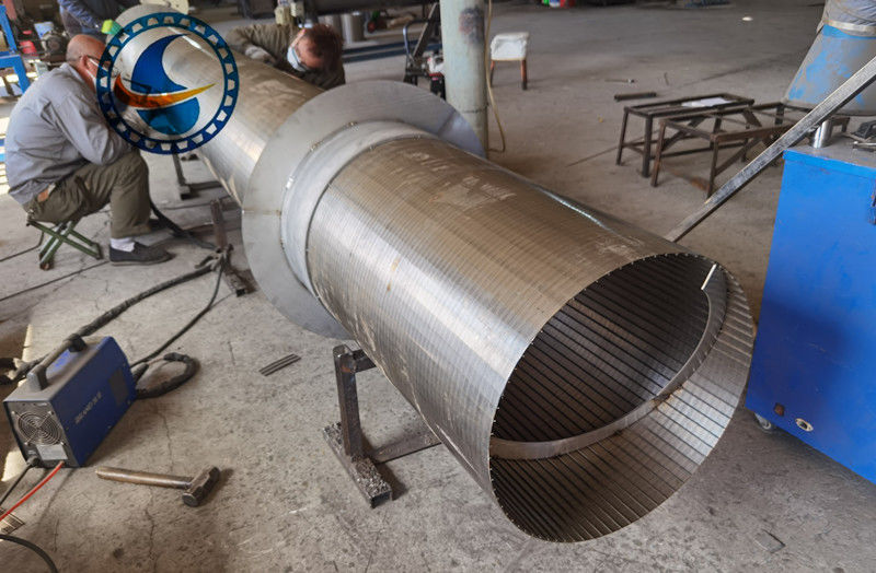 OD 600mm Wedge Wire Rotary Screen Drum of Stainless Steel for Waste Water (Sıvı su için paslanmaz çelikden)