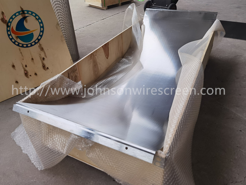 SS316L Atık su arıtma için Wedge Wire Arc Screen Filter