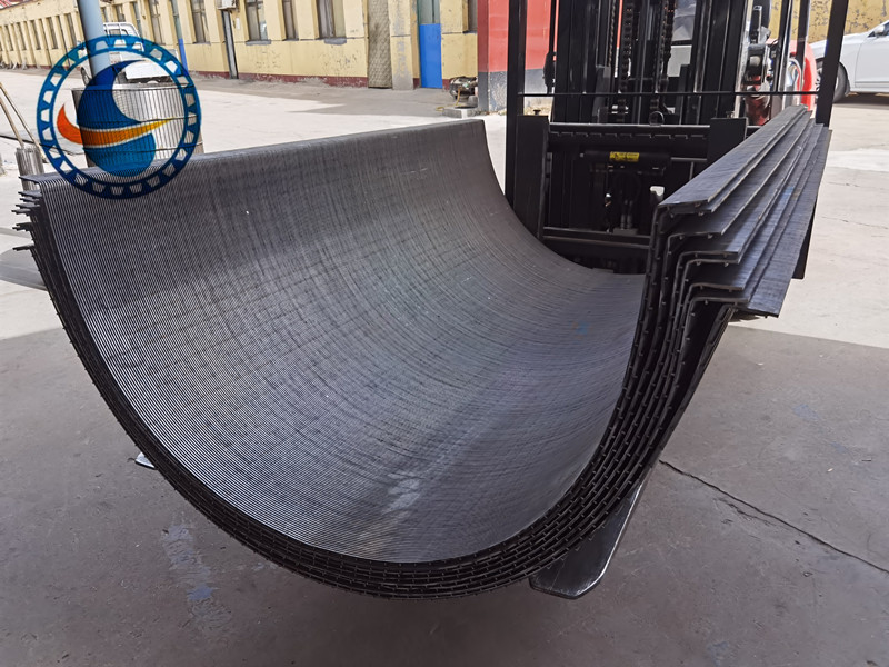 Atık su arıtma için düşük karbonlu wedge wire arc ekran filtre