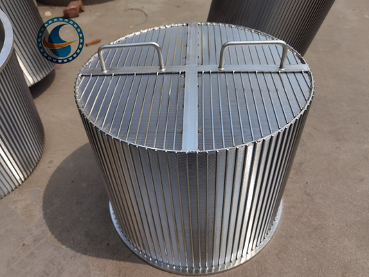 Atıksu Arıtma için Ss304 450mm Dia Kama Hasır Filtre Ekranları