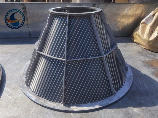 Endüstriyel filtreleme için paslanmaz çelik 304 wedge wire sieve basket