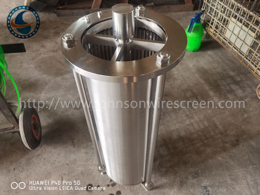 Geliştirilmiş Filtreleme 100 Mikron Precision Slot ile V Kablo Ekran Filtresi