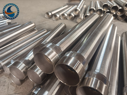 SS304 Filtrasyon Performansı Geliştirmek İçin Wedge Wire Ekran Filtreleri