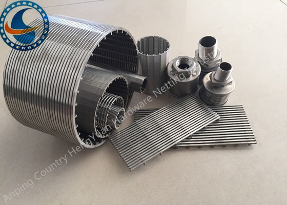 Çok Malzemeli Kamalı Tel Filtre / Paslanmaz Çelik Kamalı Tel Kolay Temizleme