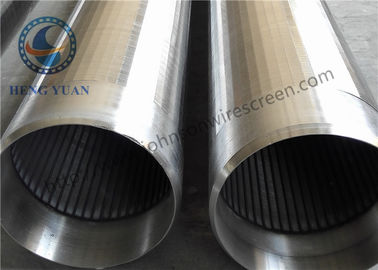Yüksek Mukavemetli Johnson Vee Tel Ekran 205/304 / 304L / 316L Sınıfı