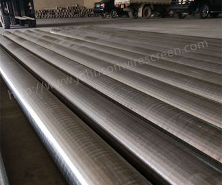 SS 316 L Tel Sarılmış Ekran / Johnson Well Ekran 6000mm Uzunluk