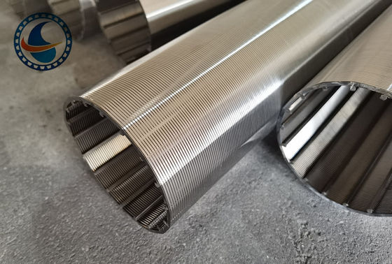 Atıksu Arıtımı İçin SS316L 300µm Kama Teli Elek Örgüsü
