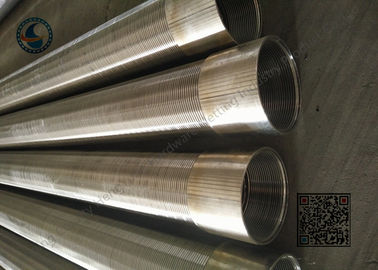 Su Sondajı İçin Dayanıklı 304 / 316L Vee Yuvarlak Kuyu Elek Borusu
