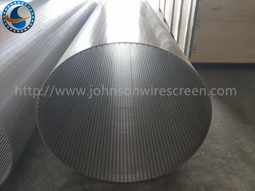 Otomatik Geri Yıkama Tambur Ekranı, OD 600 MM Tel Sarma Ekranı Mesh