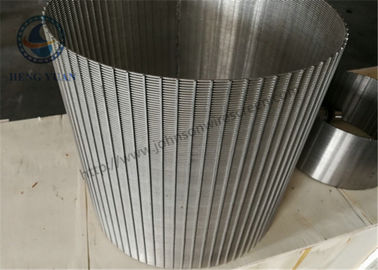 SS 316L Kama Tel Elek Filtreleri / Döner Tambur Ekranı 520 Mm Çap