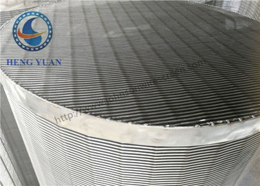 Su Filtresi İçin Büyük Çaplı Profil Tel Ekran Borusu Paslanmaz Çelik