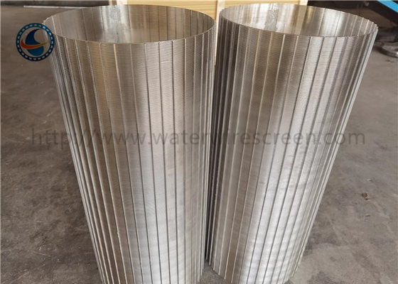 İç Filtre Ekipmanları için Ss 304 316l 321 Johnson Vee Tel Ekran