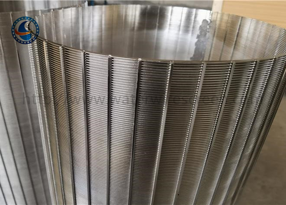 Johnson 0.5mm Slot Vee Tel Ekran Tamburu Paslanmaz Çelik 316l
