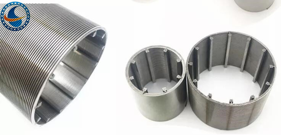 Çeşitli endüstrilerde atık su filtrasyonu için SS316L Wedge Wire Screen