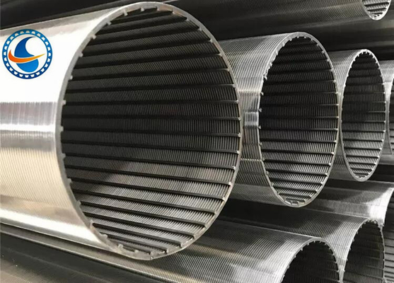0.5mm Yuvalı Johnson Tipi Kama Tel Ekran Filtresi Paslanmaz Çelik