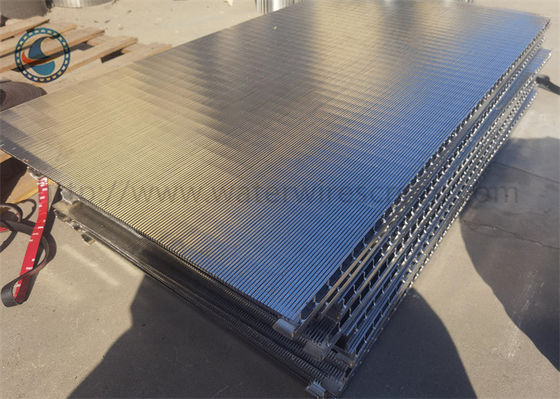 Bira Ekipmanları için Johnson Wedge V Tel Ekran Filtresi Paneli